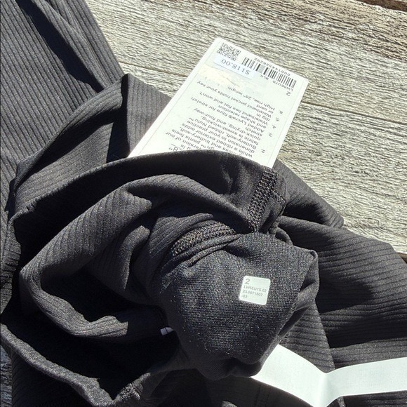 lululemon Align Ribbed High-Rise Pant 28" Black size 2 NWT leggings - Picture 5 of 5